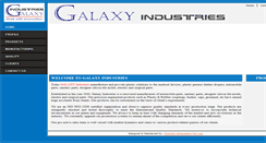 Desktop Screenshot of galaxy-industries.com